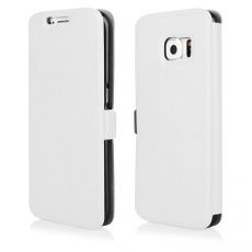 Púzdro knižkové FLIP CASE SOFT pre SAMSUNG GALAXY S5 MINI (G800) - biele