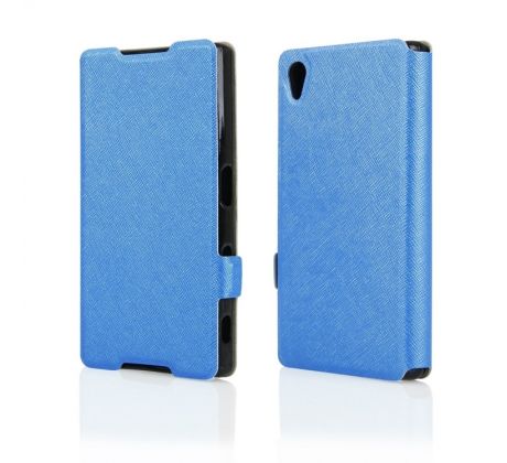 Púzdro knižkové FLIP CASE SOFT pre SONY XPERIA Z5 PREMIUM - modré