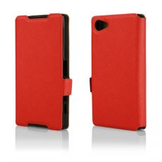 Púzdro knižkové FLIP CASE SOFT pre SONY XPERIA Z1 MINI (Z1 COMPACT) - červené