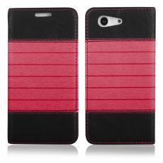 Knižkové púzdro FLIP CASE DOUBLE pre SAMSUNG GALAXY S4 MINI (i9190) - čierno červené