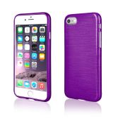 Púzdro SILIKÓNOVÉ JELLY CASE METALLIC pre APPLE IPHONE 7/8 (4,7") - fialové