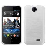 Púzdro SILIKÓNOVÉ JELLY CASE METALLIC pre HTC DESIRE 310 - biele