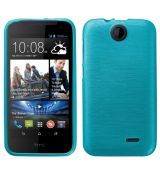Púzdro SILIKÓNOVÉ JELLY CASE METALLIC pre HTC DESIRE 310 - modré
