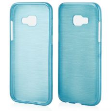 Púzdro SILIKÓNOVÉ JELLY CASE METALLIC pre SAMSUNG GALAXY A3 (A320F) 2017 - modré
