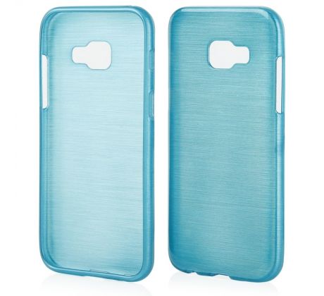 Púzdro SILIKÓNOVÉ JELLY CASE METALLIC pre SAMSUNG GALAXY A3 (A320F) 2017 - modré