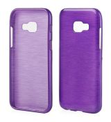 Púzdro SILIKÓNOVÉ JELLY CASE METALLIC pre SAMSUNG GALAXY A3 (A320F) 2017 - fialové