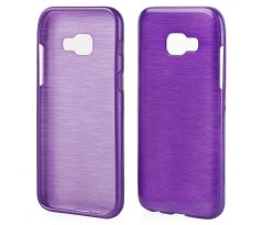 Púzdro SILIKÓNOVÉ JELLY CASE METALLIC pre SAMSUNG GALAXY A3 (A320F) 2017 - fialové