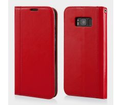 Púzdro knižkové diárové FLIP CASE ELEGANCE pre SAMSUNG GALAXY S8 (G950F) - červené