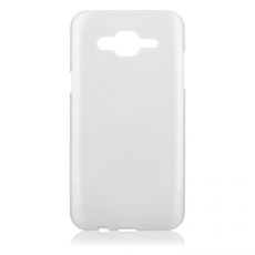 Púzdro SILIKÓNOVÉ JELLY CASE METALLIC pre SAMSUNG GALAXY J5 (J500) - biele