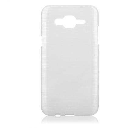 Púzdro SILIKÓNOVÉ JELLY CASE METALLIC pre SAMSUNG GALAXY J5 (J500) - biele