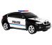 Policajné BMW X6 na diaľkové ovládanie - čierne