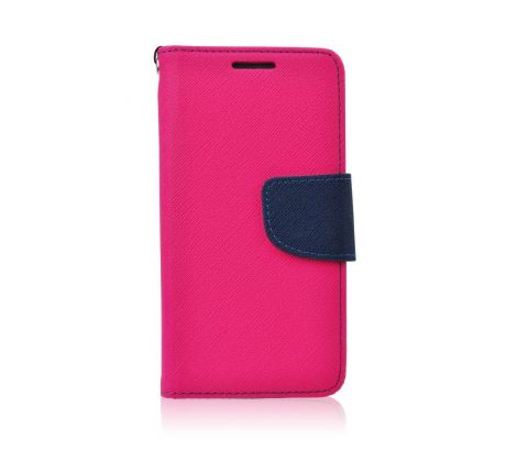 Púzdro knižkové diárové FANCY pre LG Q6 - ružovo modré