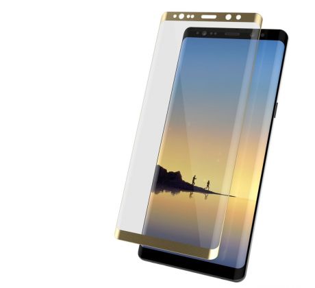 Tvrdené sklo LCD 9H FULL FACE pre HUAWEI MATE 10 LITE - zlaté