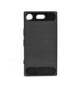 Púzdro FORCELL CARBON pre SONY XPERIA XZ1 MINI (XZ1 COMPACT) - čierne