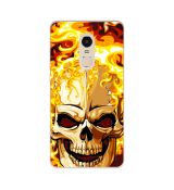 Púzdro SILIKÓNOVÉ SLIM CASE ART pre XIAOMI REDMI NOTE 4/4X - lebka