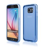 Púzdro SILIKÓNOVÉ FROSTED pre SAMSUNG GALAXY S6 (G920) - modré