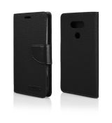 Púzdro knižkové diárové CANVAS BOOK pre LG G5 - čierne