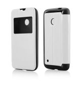 Knižkové Púzdro SLIM VIEW pre NOKIA LUMIA 530 - biele
