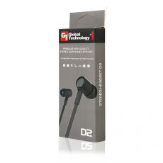 STEREO SLÚCHADLÁ HF GT D2 - čierne