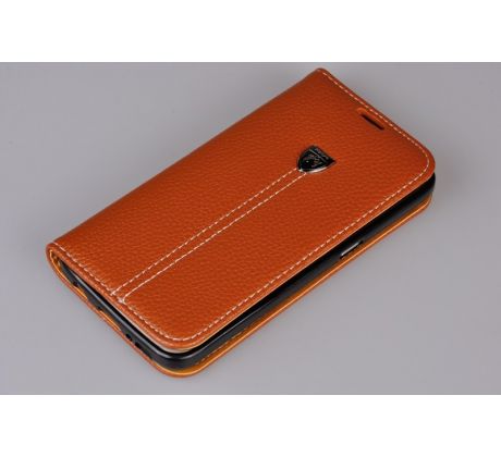 Púzdro knižkové WALLET BUSINESS pre SAMSUNG GALAXY S7 (G930F) - hnedé