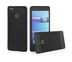 Púzdro CARBON CASE pre HUAWEI P9 LITE - čierne