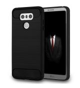 Púzdro CARBON CASE pre LG G6 - čierne