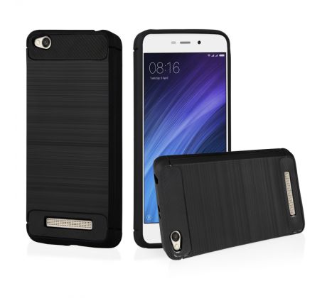 Púzdro CARBON CASE pre XIAOMI REDMI 4a - čierne