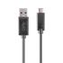 Kábel USB - USB TYP C - čierny 1m