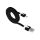 Univerzálny kábel MICRO USB plochý 1m - čierny