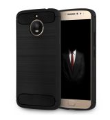 Púzdro CARBON CASE pre LENOVO MOTO C - čierne
