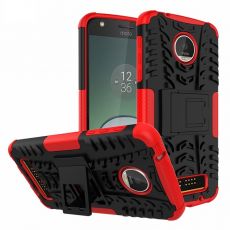 Púzdro PANZER CASE pre LENOVO MOTO G5s - červeno čierne