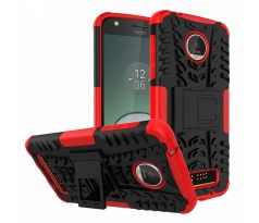 Púzdro PANZER CASE pre LENOVO MOTO G5s - červeno čierne