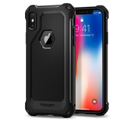 Púzdro SPIGEN RUGGED ARMOR™ pre APPLE IPHONE X - čierne