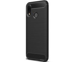 Púzdro CARBON CASE pre HUAWEI P20 LITE - čierne