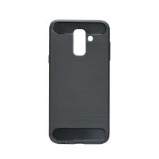 Púzdro FORCELL CARBON pre SAMSUNG GALAXY A6 PLUS - čierne