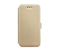 Púzdro knižkové BOOK POCKET pre SAMSUNG GALAXY J3 (J320F) 2016 - zlaté