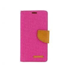 Púzdro knižkové diárové CANVAS BOOK pre HUAWEI P20 LITE - ružové