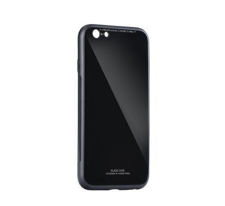 Púzdro FORCELL GLASS CASE pre SAMSUNG GALAXY A8 2018 (A530F) - čierne