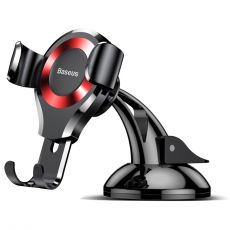 Univerzálny držiak do auta BASEUS OSCULUM GRAVITY CAR MOUNT - čierno červený