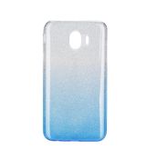Púzdro FORCELL SHINING pre SAMSUNG GALAXY J4 (J400F) 2018 - modro transparentné
