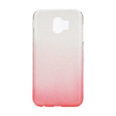 Púzdro FORCELL SHINING pre SAMSUNG GALAXY J4 (J400F) 2018 - ružovo transparentné