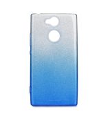 Púzdro FORCELL SHINING pre SONY XPERIA Xa2 - modro transparentné