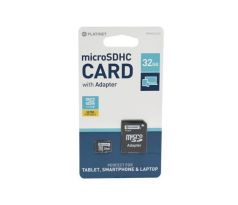 Pamäťová karta PLATINET MICRO SDHC 32GB s adaptérom