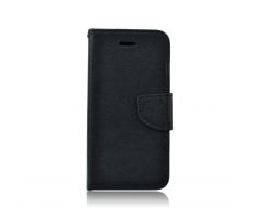 Púzdro knižkové diárové FANCY pre HTC DESIRE 12 - čierne