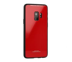 Púzdro FORCELL GLASS CASE pre HUAWEI P20 LITE - červené