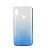 Púzdro FORCELL SHINING pre APPLE IPHONE 6/6S - modro transparentné