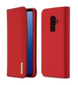 Púzdro knižkové DUX DUCIS WISH LEATHER pre SAMSUNG GALAXY S9 PLUS(G965F) - červené