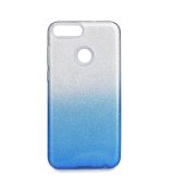 Púzdro FORCELL SHINING pre HUAWEI Y7 PRIME (2018) - modro strieborné