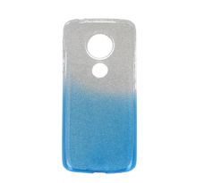 Púzdro SHINING CASE pre LENOVO MOTO G6 PLAY - modro transparentné