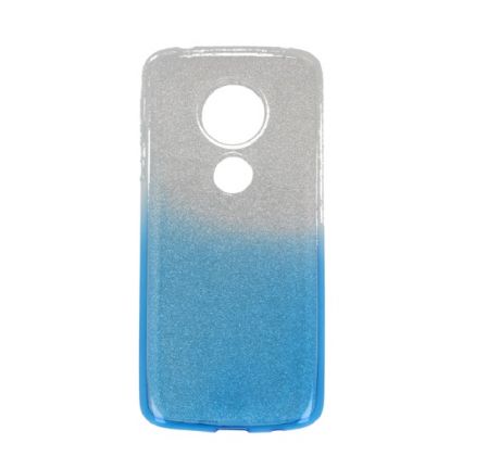 Púzdro SHINING CASE pre LENOVO MOTO G6 PLAY - modro transparentné
